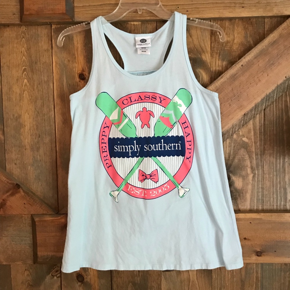 Simply southern tank top